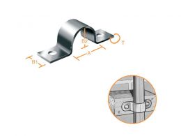 ΣΤΗΡΙΓΜΑ ΣΩΛΗΝΑ ΓΑΛΒΑΝΙΖΕ 26x20mm