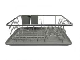 ΠΙΑΤΟΘΗΚΗ ΑΣΗΜΙ / ΓΚΡΙ 43x32x14,5cm