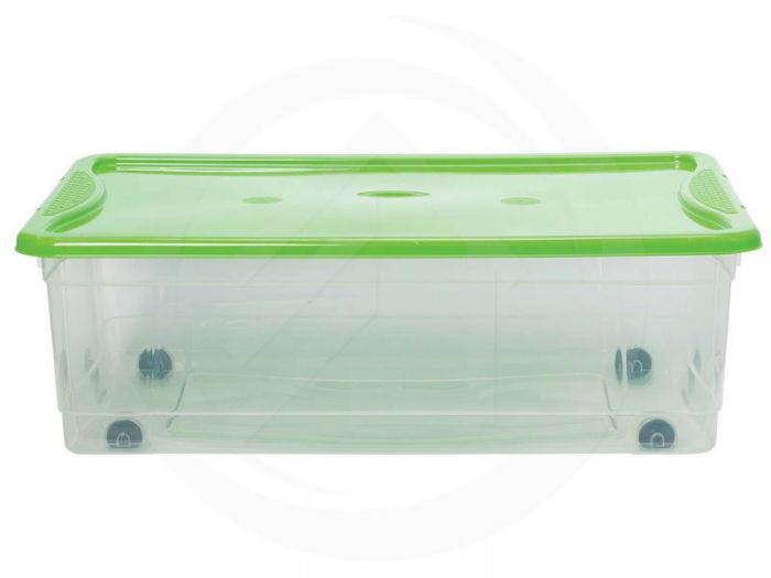 ΚΟΥΤΙ ΑΠΟΘΗΚΕΥΣΗΣ 32Lt ΜΕ ΡΟΔΕΣ