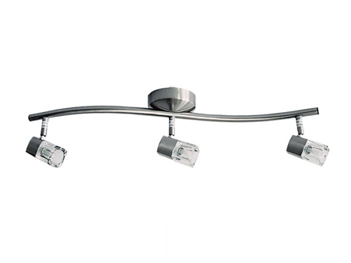 ΡΑΓΑ ΣΠΟΤ ΜΕΤΑΛΛΟ/ΓΥΑΛΙ 3/Φ ΝΙΚΕΛ 60cm