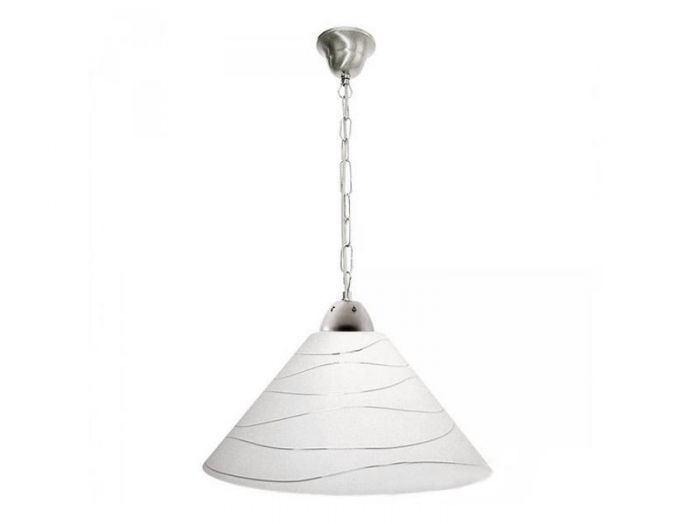 ΚΡΕΜΑΣΤΟ ΦΩΤΙΣΤΙΚΟ ΛΕΥΚΟ ΓΥΑΛΙ ΡΙΓΑ ΝΙΚΕΛ ΑΝΑΡΤΗΣΗ Φ40cm