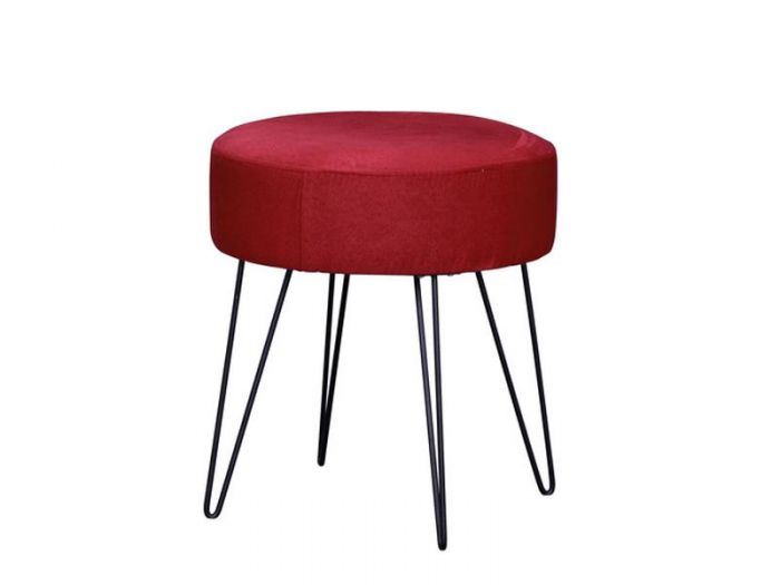 ΣΚΑΜΠΟ ΜΕΤΑΛΛΙΚΟ 35x35x20cm ΜΑΥΡΟ ΚΟΚΚΙΝΟ