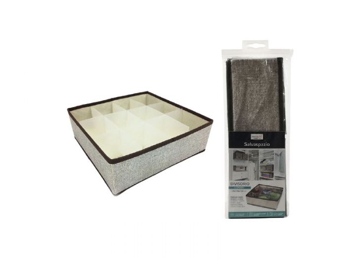 ΥΦΑΣΜΑΤΙΝΟ ΚΟΥΤΙ ΑΠΟΘΗΚΕΥΣΗΣ 12ΘΕΣΕΩΝ 30x30xΥ10cm