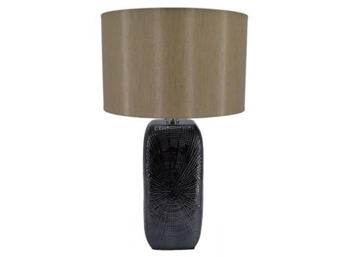 ΕΠΙΤΡΑΠΕΖΙΟ ΦΩΤΙΣΤΙΚΟ ΚΕΡΑΜΙΚΟ BLACK 2-BEIGE