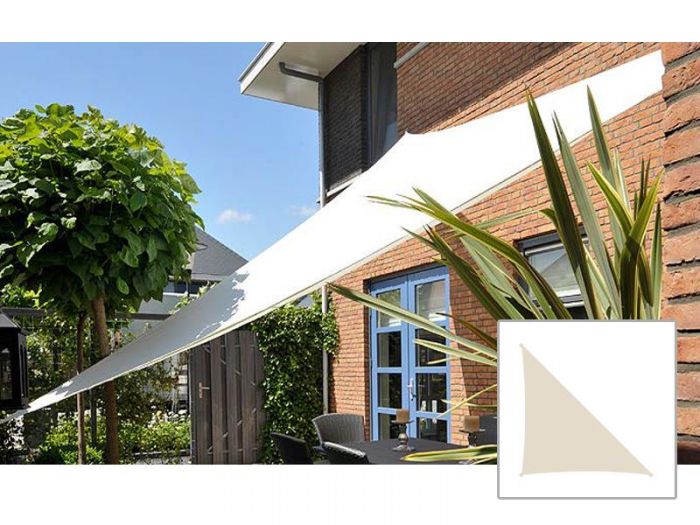 ΤΡΙΓΩΝΟ ΠΑΝΙ ΣΚΙΑΣΗΣ 230gsm 4,2x4,2x6m ΕΚΡΟΥ 41362